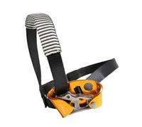 Zymoplas Foot Ascender Rock Climbing Caving Adjustable Alloy Riser Portable Camping Safety Survival Gear Hardware, Right Gold