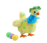 Zymoplas Fun Dancing Egg Laying Hen Interactive Toy For Children P Funny Hen P Toys Egg Laying Hen Toys Hen Doll Gifts, yellow