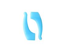Zymoplas Glasses Ear Grip Silicone Anti Slip Eyeglasses Temple Tips 1 Pair Elastic Slipping-preventing for Children Adults, Light blue