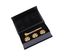 Zymoplas Gold Plated Multi-Purpose Mouthpiece for Bb Trumpet Unleash Artistic Expression, Golden, 7c 5c 3c 1.5c