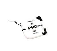 Zymoplas Golf Score Indicator Scoring Stroke Counter Portable Shot Sporting Double Dial Accessory Professional Competition, White Black