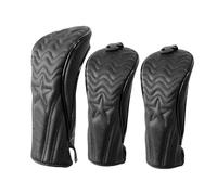 Zymoplas Golf Wood Headcover Drivers Covers Club Cover Equipment Trendy and Reliable, 3 Pieces Suit