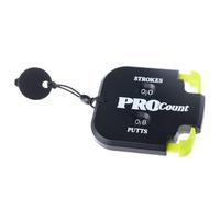 Zymoplas Golfs Count Stroke Score Counter Professional Two Digits Scoring Keeper with Key Chain Training Aids Accessories, Black Yellow