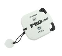 Zymoplas Golfs Count Stroke Score Counter Professional Two Digits Scoring Keeper with Key Chain Training Aids Accessories, White