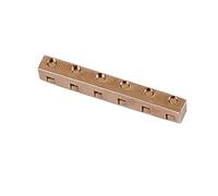Zymoplas Guitar Bell Nut Brass String Nuts 6 String Slotted Electric Guitars Parts Professional Wear-resistant Beginner Use