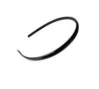 Zymoplas Hairbands Resin Anti-slip Headpiece Narrow Band Headband Teeth Fashion Headwear with Gear Hoop for Women Daily Wear, Black