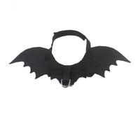 Zymoplas Halloween Pet Bat Pets Costumes Transformation Accessories Funny Role-play Puppy Clothes Black Home for Cats Dogs, M