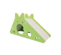 Zymoplas Hamster Accessories - Easy To Installation Cute And Playful Apply To Small Pet High Comfort Levels Cage Accessories, B green