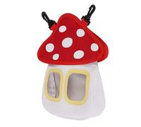 Zymoplas Hamster Hay Feeder Space-Saving Solution For Various Small Animals OxfordCloth Cute Rabbit Feeding Straw Bag