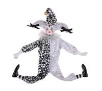 Zymoplas Handcrafted Porcelain Clown Doll Halloween Christmas Decoration Collectible Souvenir, Type 2