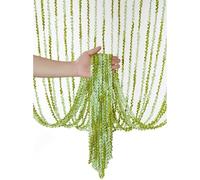 Zymoplas Handmade Bamboo Curtains Doors, Hippie Curtains Hanging Room Stylish and Bohemian Rustic Bedroom Room Decoration, greener