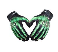 Zymoplas High Performance Autumn Winter Gloves For Motorcycle Cycling Breathable And Comfortable Nylon Motorcycle Cycling Gloves, green, L