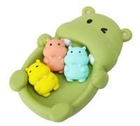 Zymoplas Hippopotamus Floating Water Play Toys For Young Children Animal Shaped Suits Add Charm And Fun To Bathing Time. Cute , type+1