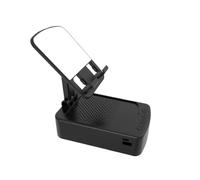 Zymoplas Holder Desk Phone Stand Phone Portable Stand Mobile Holder Bluetooth Player, black