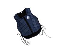 Zymoplas Horse Riding Safety Vest Premium Equestrian Protective Gear for Added Safety, Dark Blue, Kids XL