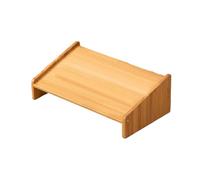 Zymoplas Household Footstool Ideal for Relaxing and Unwinding After Work Under The Table Wood Adjustable Height Step Stool, Pure Color, Low Style