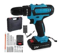 Zymoplas Impact Drill Set with Rechargeable Lithium Battery 21V Cordless Power HIGH Performance Powerful Robust Motor