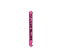 Zymoplas Inflatable Scuba Diving Markers -proof Buoy Signal Tube Snorkeling Inflation Elaborate Sausage Gear, Fluorescent Pink