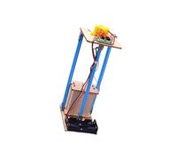 Zymoplas Innovative DIY Elevator Toy Exciting Science Teaching Aid for Kids