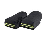 Zymoplas Insulated Motorcycle Handlebar Mitts Winter Riding Gear, black