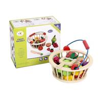 Zymoplas Interactive Wooden Cutting Fruit Toy For Developmental Playtime Kids Wooden Kitchen Accessories Melissas And Doug Food , fruit