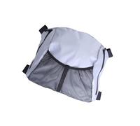 Zymoplas Kayak Mesh Bag Storage Pouch Seat Back Pocket Boats Reflective Stripe Secure and Spacious, Grey