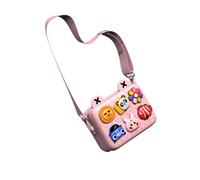 Zymoplas Kid Bag Christmas Present Kawaii Small Chest Pack Mini Shoulder Bags Kindergarten Messenger Keys Crossbody Purse, Pink