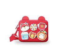 Zymoplas Kid Bag Kawaii Small Chest Pack Mini Shoulder Bags Kindergarten Messenger Keys Crossbody Purse, Beef and Beef