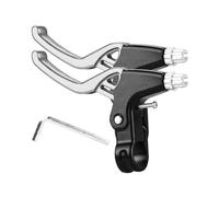 Zymoplas Kids Bicycle Brake Lever Handlebar Aluminum Alloy Caliper Brakes Universal Replacement Components Cycling Equipment, Silver