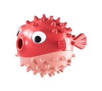 Zymoplas Large Rubber Pet Chew Ball Safe Play For Furry Friend Durable Large Rubber Ball Pet Chew Dog Interactive Toy, red