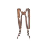 Zymoplas Leather Digital Camera Shoulder Harness 2 Buckle Clips Portable Flexible Men Women Outdoor Photographing Strap