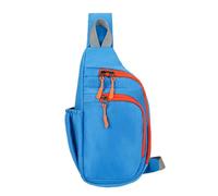 Zymoplas Lightweight And Durable Single-shoulder Bag Trendy Cloth Sports Cycling Trend Chest Bag Chest Bags For Women Men, wathet blue