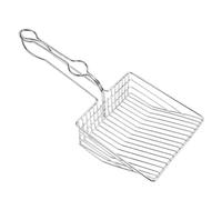 Zymoplas Litter Shovel for Cat Sifter Resistant Metal Jumbo Durable Supply Pet Supplies Accessory with Holder Household Cats, Type B 17 Lines