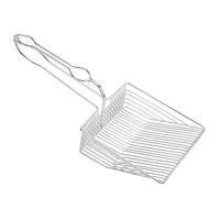 Zymoplas Litter Shovel for Cat Sifter Resistant Metal Jumbo Durable Supply Pet Supplies Accessory with Holder Household Cats, Type A 23 Lines