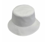 Zymoplas Luminous Fisherman Hat with LED Technology Fiber Optic Flash Bucket Hat Festival Accessories, Party Carnival Event, white