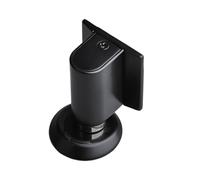 Zymoplas Magnetic Door Stop Durable Alloy Construction Ensures Family Safety Zinc Alloy Magnetic Door Stopper Catch, Black