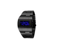 Zymoplas Men Watch Stainless Steel LED Fashion Watches Electronic Movement Business Wristwatches Fashion Waterproof Clock for Office