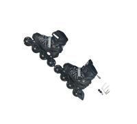 Zymoplas Men Women Inline Skates Adult Breathable Fitness Skate Roller Skates Flash Shockproof Skating Shoes Girls Beginners, Black/M
