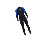 Zymoplas Mens Warm Full Body Diving Wetsuit for Water Sports Back Zip for Surfing Snorkeling Long, blue, L