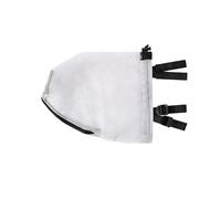 Zymoplas Mesh Portable Pet Protective Veil Lightweight Effective Polyester Mosquito Resistant Zipper Dog Head Mask Pet Mask, white, 40 * 21 * 28CM