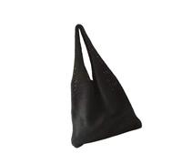 Zymoplas Modern Summer Beach Lady Shoulder Bag Sleek Handbag Women for Totes, Black
