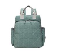 Zymoplas Mommy Backpack Diaper Bag With Insulated Bottle Pockets For Hygienic Storage Canvas Bottle And Baby Bag Multiple Pockets, green