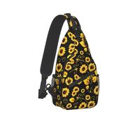 Zymoplas Multi Compartment Storage And Partition For Outdoor Hiking Backpack Polyester Changchun Flower Crossbody Bag, Daisy style