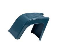 Zymoplas Multifunctional Shower Foot Stool for Relaxing Home Spa Experience Rest Pedicure, Blue