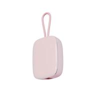 Zymoplas Multiple Colors Available Choose Favorite Portable Toothbrush Disinfection Box ABS USB Charging Disinfection Box, Pink
