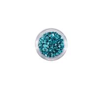 Zymoplas Nail Art Crushed Glass Stones Glitter Eye-catching Shining Crystal Fragment DIY Rhinestone Fillers Manicure Accessories, Lake Blue