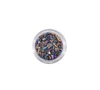 Zymoplas Nail Art Crushed Glass Stones Glitter Eye-catching Shining Crystal Fragment DIY Rhinestone Fillers Manicure Accessories, Electroplating AB