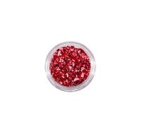 Zymoplas Nail Art Crushed Glass Stones Glitter Eye-catching Shining Crystal Fragment DIY Rhinestone Fillers Manicure Accessories, Bright Red