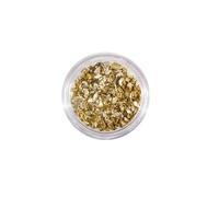Zymoplas Nail Art Crushed Glass Stones Glitter Eye-catching Shining Crystal Fragment DIY Rhinestone Fillers Manicure Accessories, Light Yellow