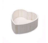 Zymoplas Newborn Photography Props Heart Shape Aid Bowl Background Frame Infant Boys Girls Auxiliary Basket for Full Moon, White